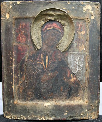 Икона Божией Матери Страстная, 18 век, двойной Ковчег