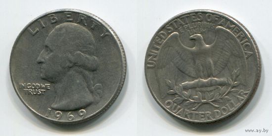 США. 25 центов (1969)