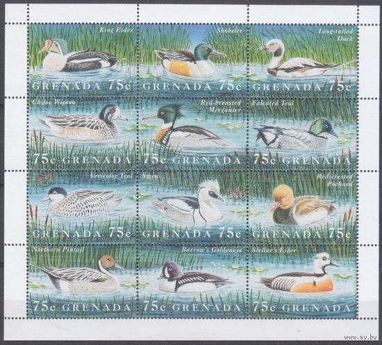 1995 Гренада 2876-2887KL Птицы / Утки 17,00 евро
