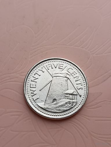 Барбадос 25 центов 2008г(6)