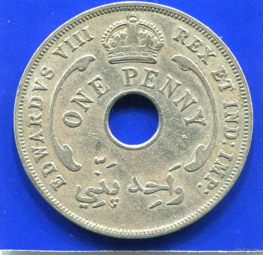 Британская Западная Африка 1 пенни 1936