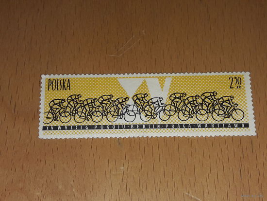 Польша 1962 Спорт. 15-й международный велопробег за мир во всем мире. Чистая марка