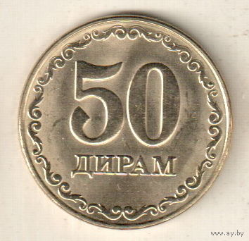 Таджикистан 50 дирам 2023