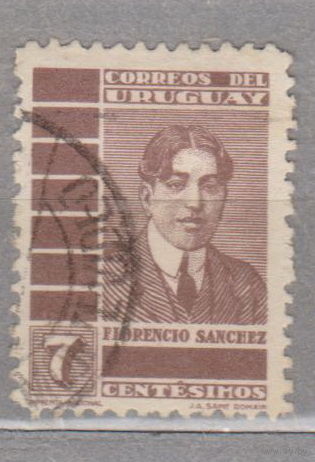 Известные люди Уругвай 25 лет со дня смерти Флоренсио Санчеса  1935 год  лот 1