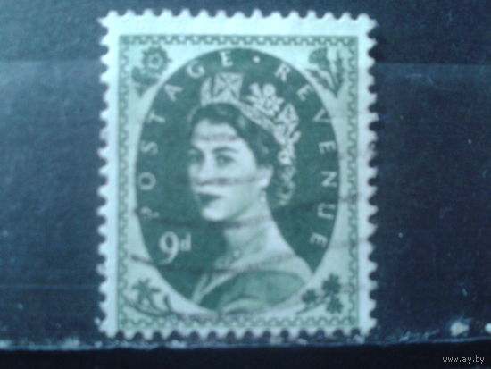 Англия 1959 Королева Елизавета 2 9 пенсов