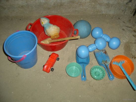 Игрушки для песочницы СССР
