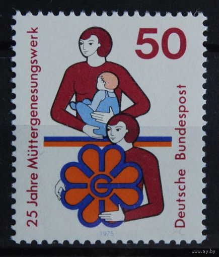 25 лет Немецкому фонду материнского покоя и благополучия, Германия, 1975 год, 1 марка