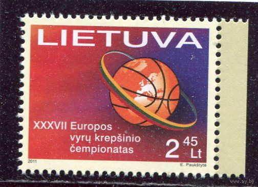 Литва. Европейских чемпионат по баскетболу