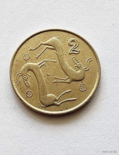 Кипр 2 цента, 1991