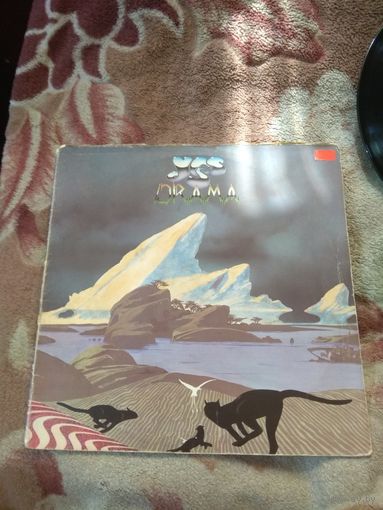 Yes "Drama". LP. Made in Germany.