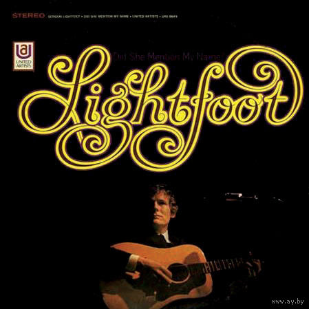 Gordon Lightfoot – Did She Mention My Name, LP 1968