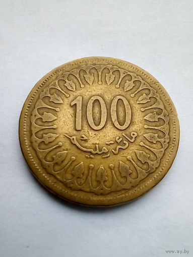 Тунис 100 миллимов 1983 г