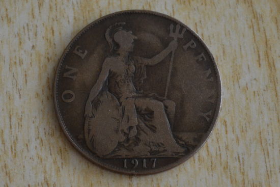 Великобритания 1 пенни 1917