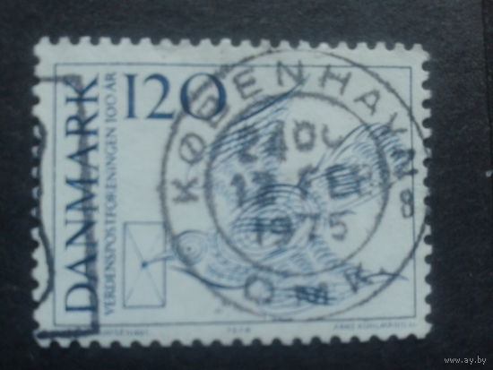 Дания 1974 голубь с письмом