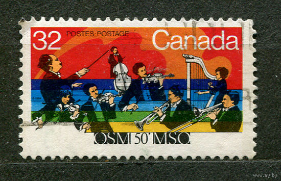 Симфонический оркестр. Канада. 1984. Полная серия 1 марка