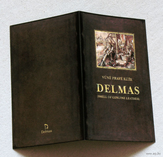 Открытка С новым Годом от магазинов по продаже кожаных изделий Delmas. Прага 1998 год