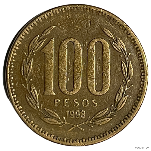 Чили 100 песо, 1998