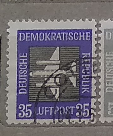 Авиация самолеты  Авиапочта - Германия ГДР 1957 год лот 4