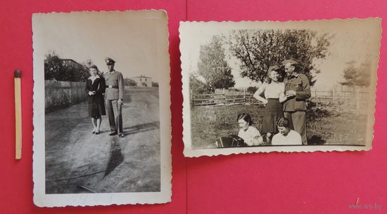 Фото "Девочки для Гансов", 1942 г. (9*6 см)