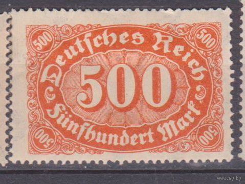 Веймарская республика Германия 1922 год Лот 2   цена за 1-у марку на Ваш выбор ЧИСТАЯ  водяной знак BM-2