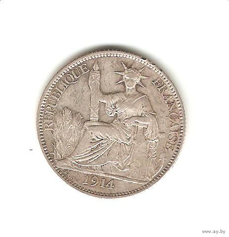 20 центов 1914 г. Индо-Китай