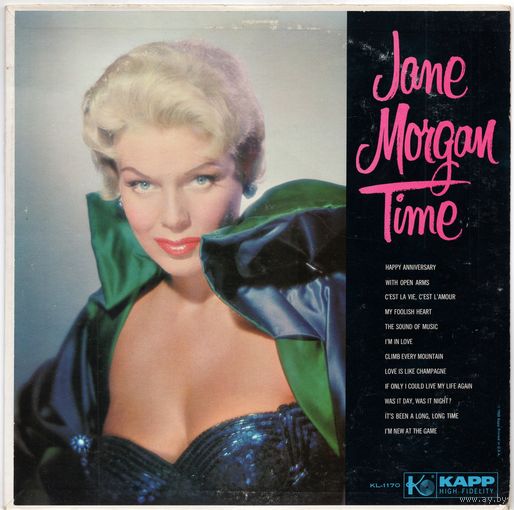 LP Jane Morgan 'Jane Morgan Time'
