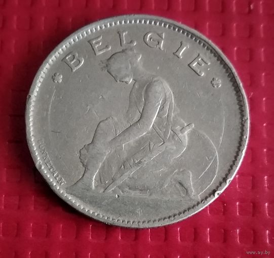 Бельгия 1 франк 1922 г. #40647