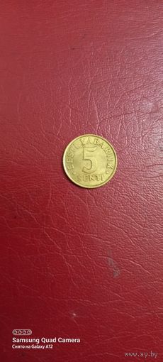 Эстония, 5 центов 1992