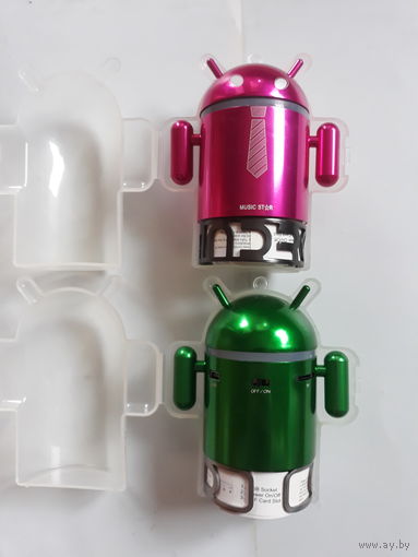 Портативные беспроводные колонки Android Robot