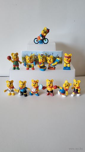 Мишки спортивные Полная серияHaribo Германия(1996). Коллекционное состояние.
