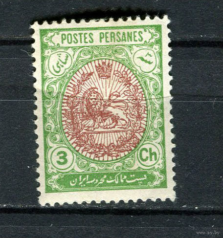 Персия (Иран) - 1909 - Герб 3CH - [Mi.290] - 1 марка. MH.  (LOT Dt39)