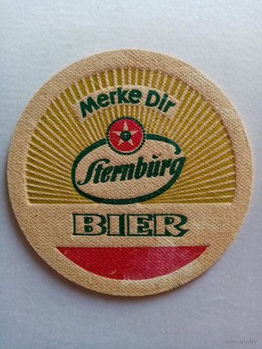 "2" Бирдекель Sternburg Bier ГДР подставка под пиво