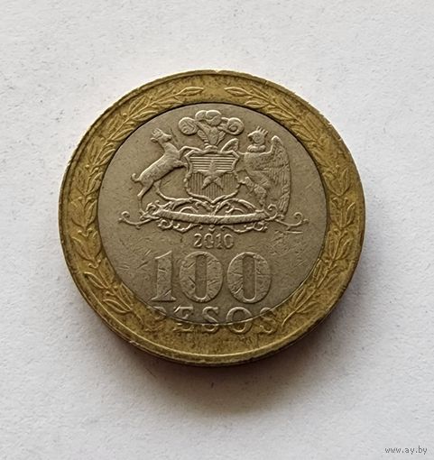 Чили 100 песо, 2010