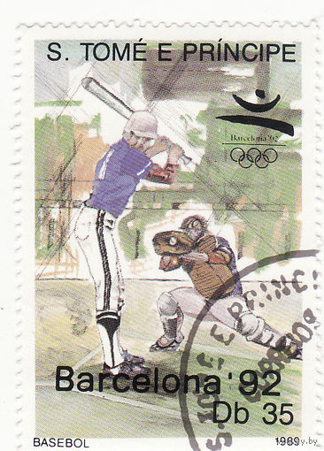 Летние Олимпийские игры 1992 - Барселона  1989 год Сан-Томе и Принсипи