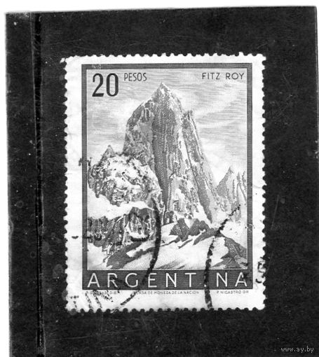 Аргентина.Ми-630. Гора Фитц Рой (3375 м), Лос-Glaciares - Национальный парк.1955.