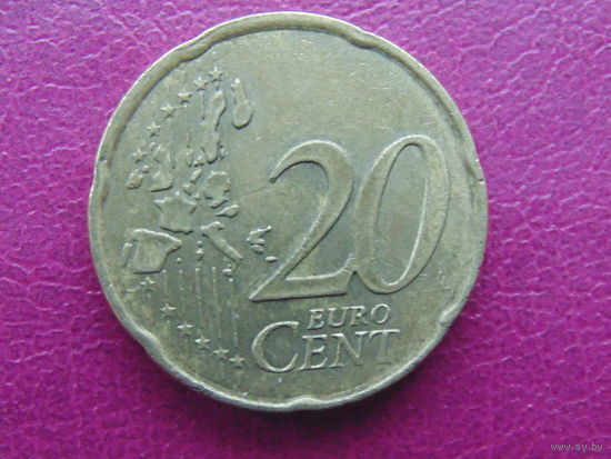Франция 20 евроцентов 2001г.