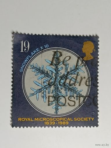 Великобритания 1989. Микроскопия