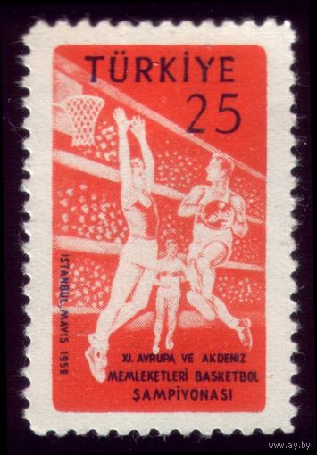 1 марка 1959 год Турция Баскетбол 1626
