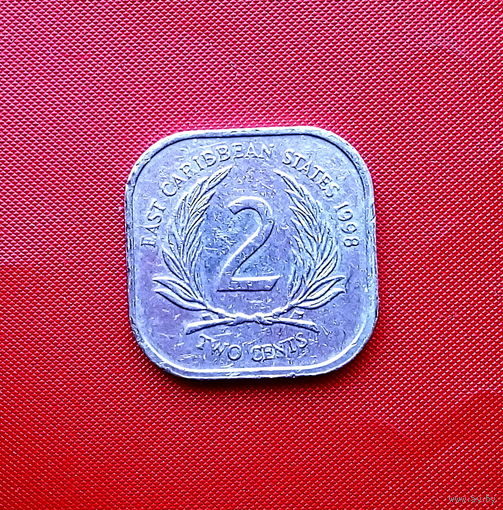 81-20 Карибы, 2 цента 1998 г.