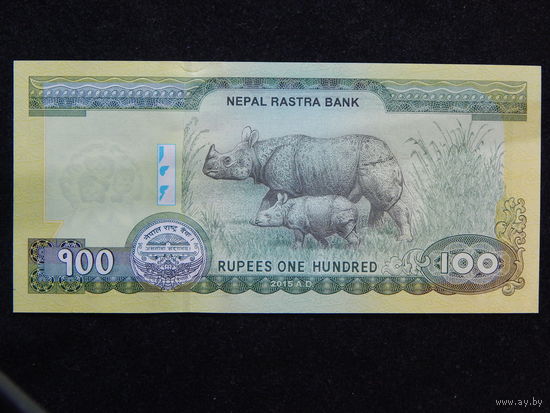 Непал 100 рупий 2015г.UNC