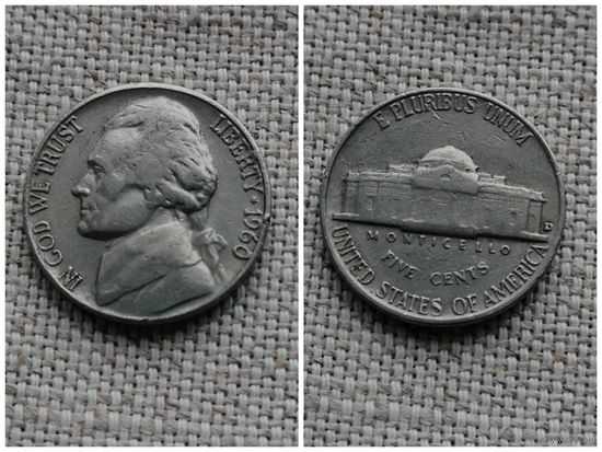 США 5 центов 1960 / Jefferson Nickel
