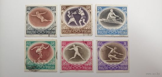 Польша 1956. Олимпийские игры - Мельбурн, Австралия.Полная серия