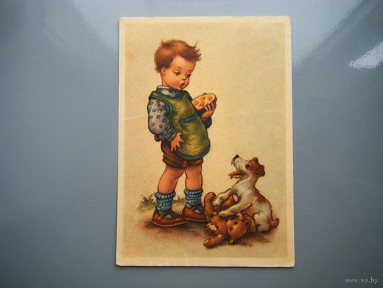 Винтажная немецкая открытка.