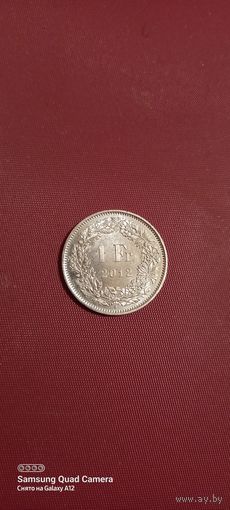 Швейцария, 1 франк 2012.
