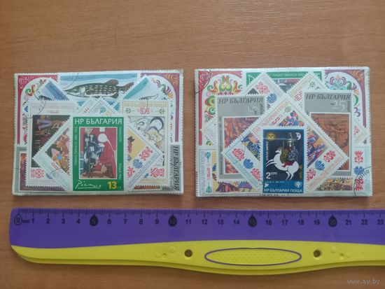 Два подарочных набора марок из Болгарии. В упаковках. Недорого. Распродажа коллекции.