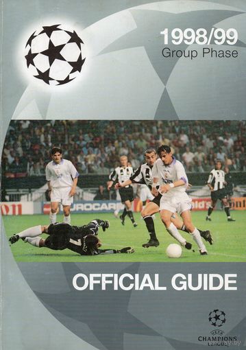 Official Guide Лига чемпионов 1998-1999 Спартак Москва Динамо Киев 148 стр.