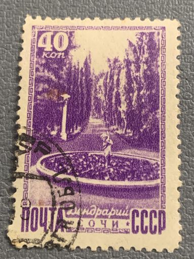 СССР 1949. Дендрарий Сочи