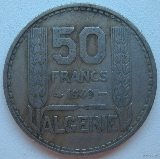 Алжир 50 франков 1949 г. (gl)