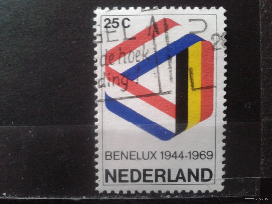 Нидерланды 1969 БЕНЕЛЮКС - 25 лет, флаги