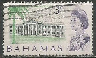 Багамы. Королева Елизавета II. Высшая школа. 1967г. Mi#259.